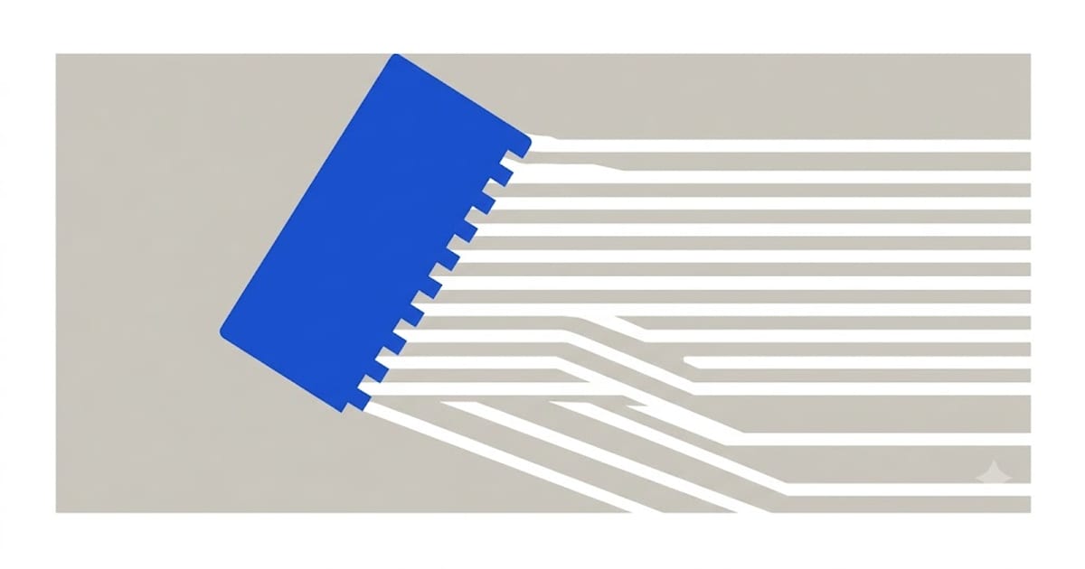 Notched trowel spreading thinset mortar